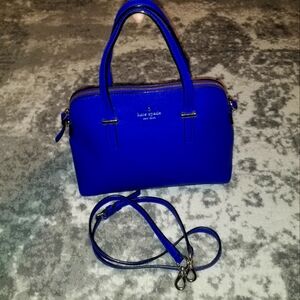 Kate Spade ♠️ Cedar Street Royal blue crossbody, Pristine Pebbled Leather